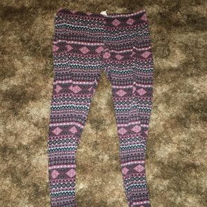 patterned leggings size XS